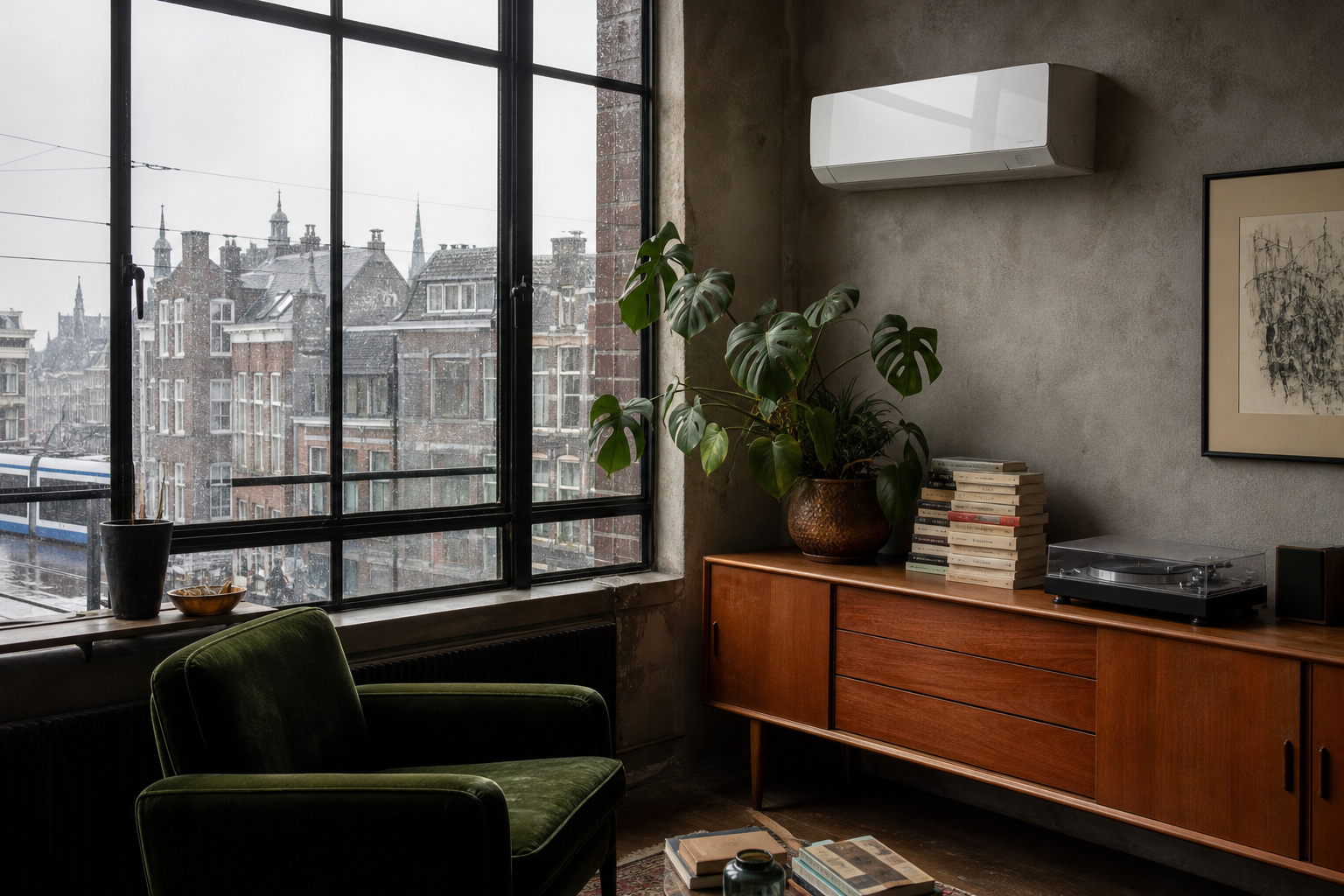 Sfeerbeeld: appartement met één binnenunit