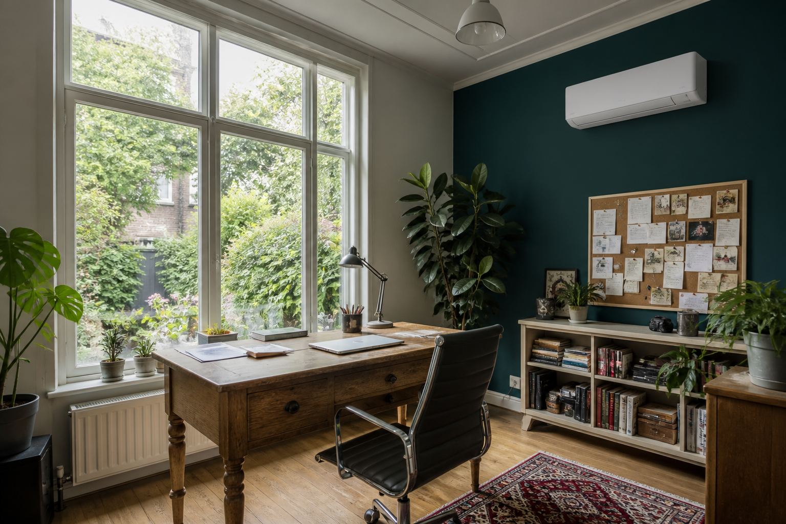 Sfeerbeeld: werkkamer met één binnenunit